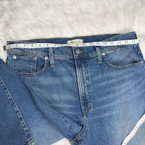 Madewell The Perfect Vintage Jean Kepler Blue Wash Size 32 NWT Classic Preppy - Picture 10 of 16